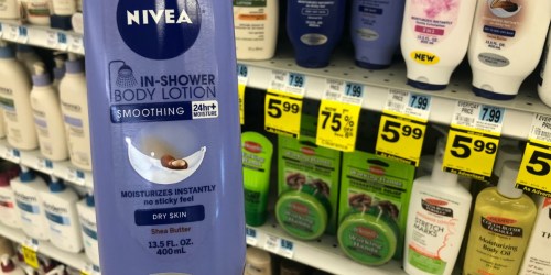 Possibly Score FREE Nivea In-Shower Body Lotion at Rite Aid