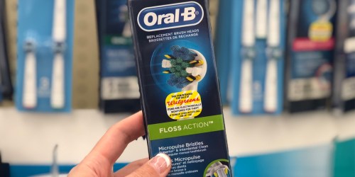 Walgreens: Oral-B Replacement Brush Heads 3-Count Pack Only $4.99
