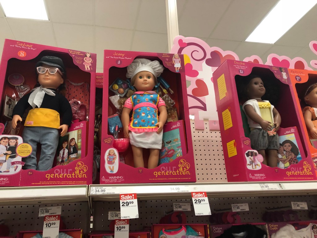 target our generation dolls names