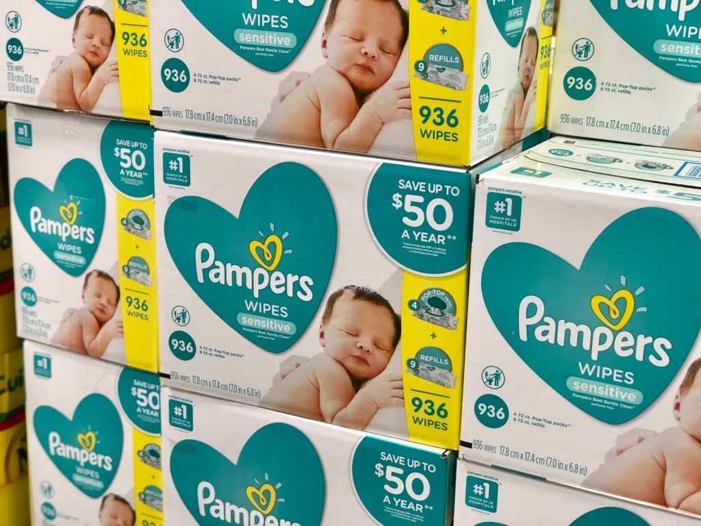 Pampers Wipes at Sam's Club