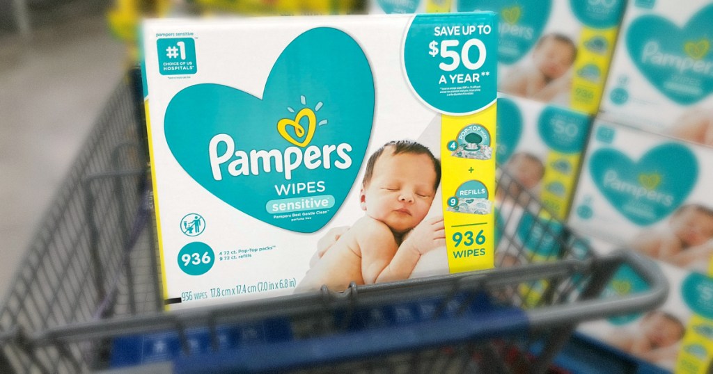 Pampers Wipes at Sam's Club