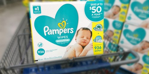 $5 Off Each Box Of Pampers Diapers & $3 Off Baby Wipes at Sam’s Club (Online & In-Club)