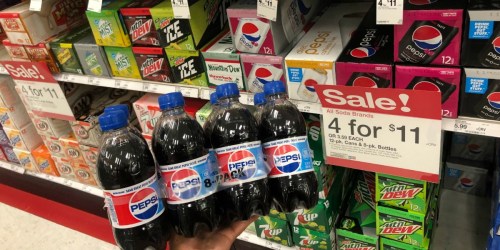 Pepsi 8-Pack Bottles & 12-Pack Cans as Low as $2 Each After Cash Back at Target