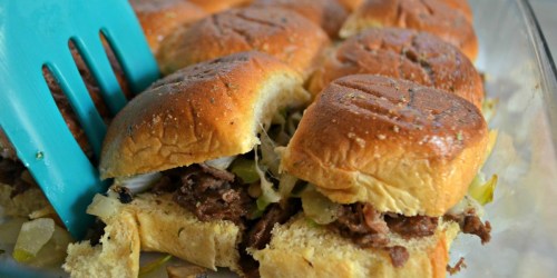 Game Winning Philly Cheesesteak Party Sliders