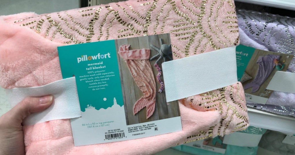 Pillowfort Mermaid Tail Blanket