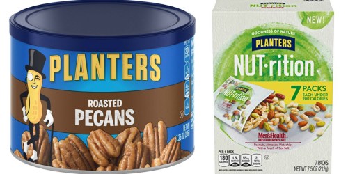 Amazon: Planters Roasted Pecans 7oz Canister Just $4.68 Shipped + More