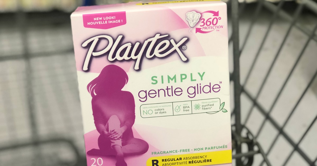 High Value 2/1 Playtex Simply Tampons Coupon = 50 Savings at Walmart