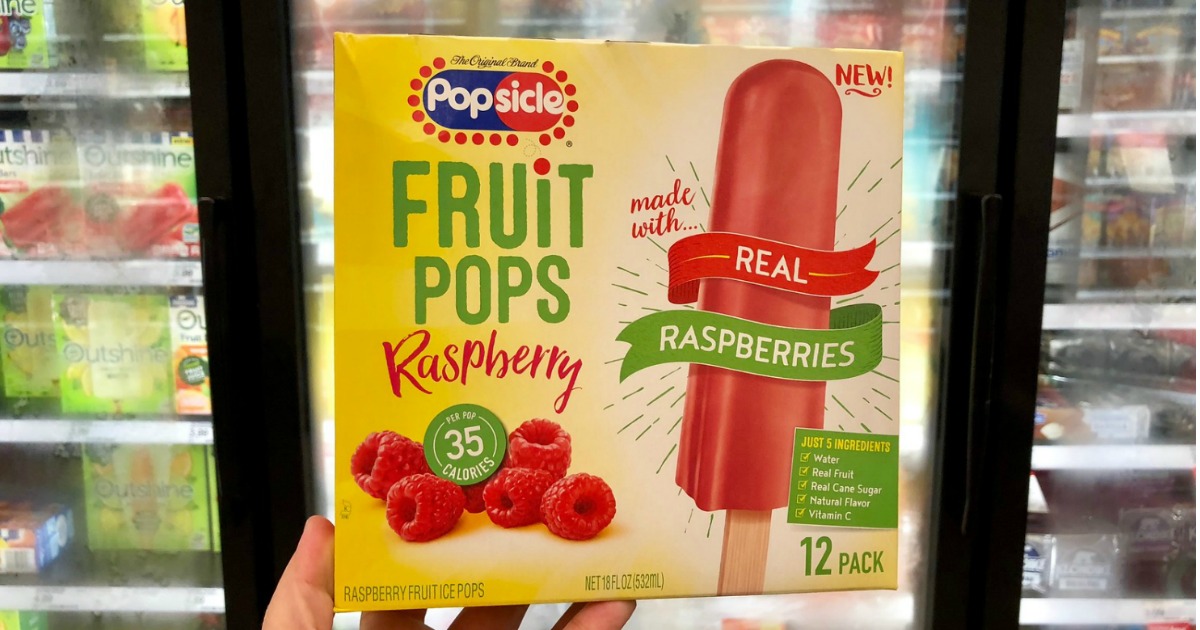 Popsicle Fruit Pops 12Pack Only 1.77 Each After Cash Back at Target