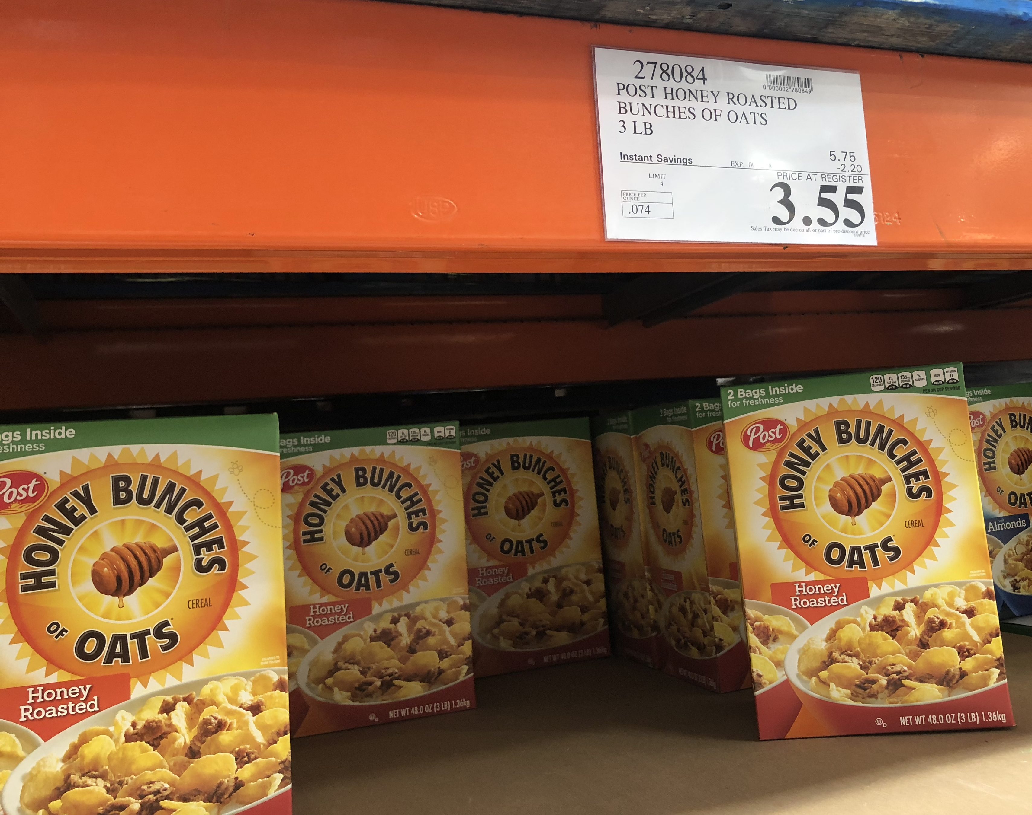 save on back-school snacks, ziploc, and charmin, at costco – Post Honey Bunches Costco