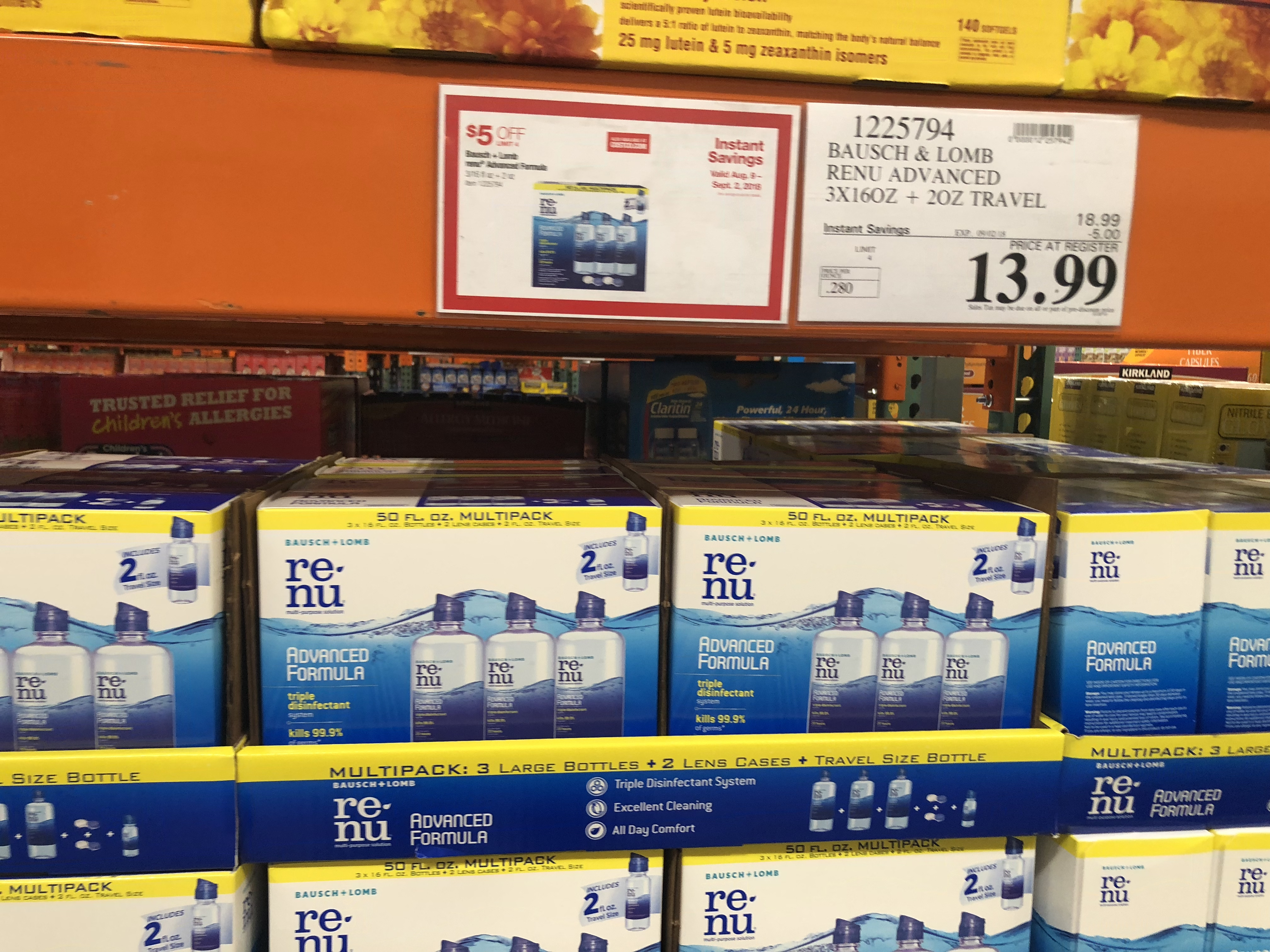 save on back-school snacks, ziploc, and charmin, at costco – re-nu display