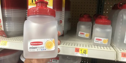 $3 in Rubbermaid Coupons = 48¢ Drink Containers at Walmart