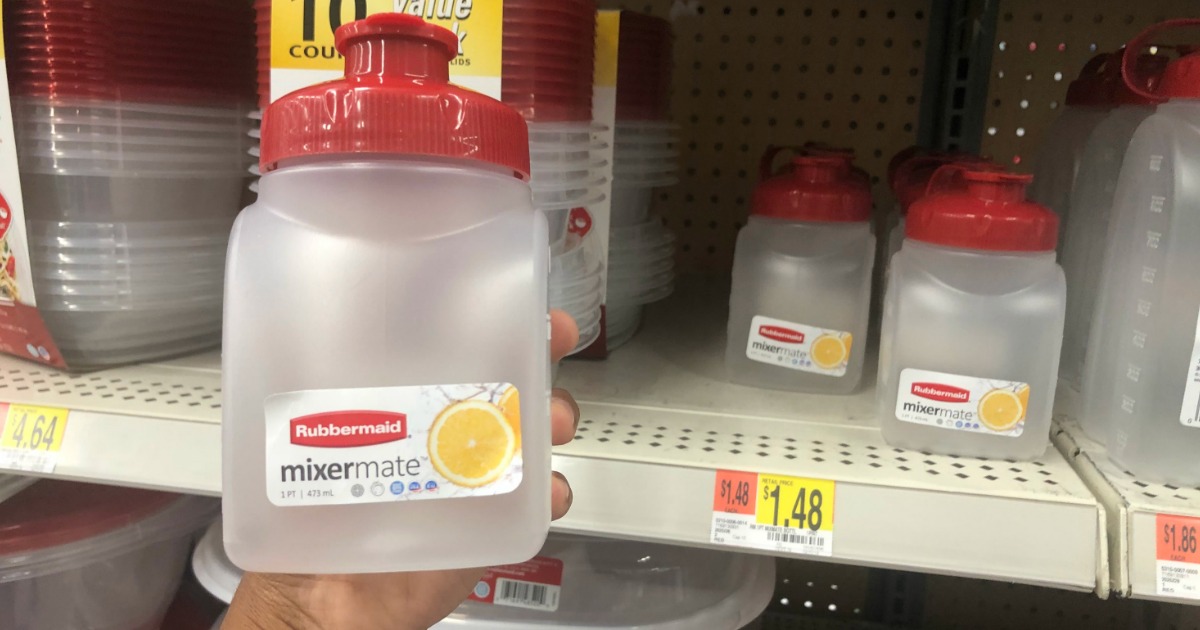 Rubbermaid MixerMate Beverage Bottle, 1 Quart 