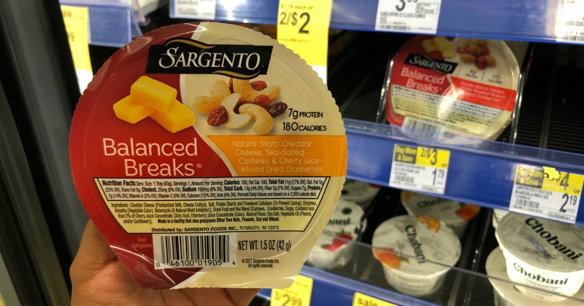 Sargento Balanced Breaks as Low as 75¢ Each at Walgreens ...