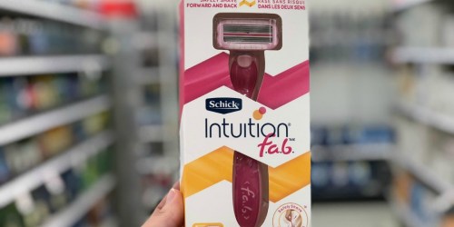 Schick Intuition f.a.b Razor Only $1.39 at Target