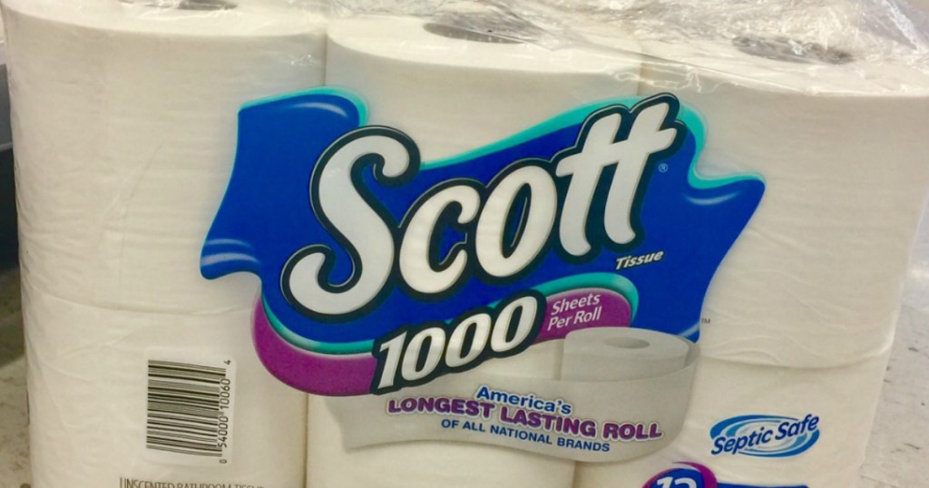 big package of Scott toilet paper in package