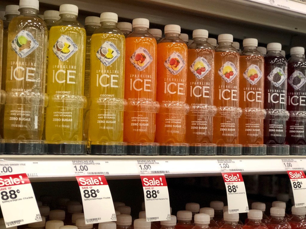 Sparkling Ice Flavored Waters as Low as 42¢ Each After Cash Back at