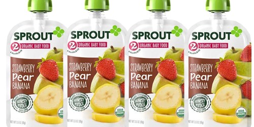 Amazon: Sprout Organic Baby Food Pouches 12-Pack Only $11.69 Shipped (Just 97¢ Each)