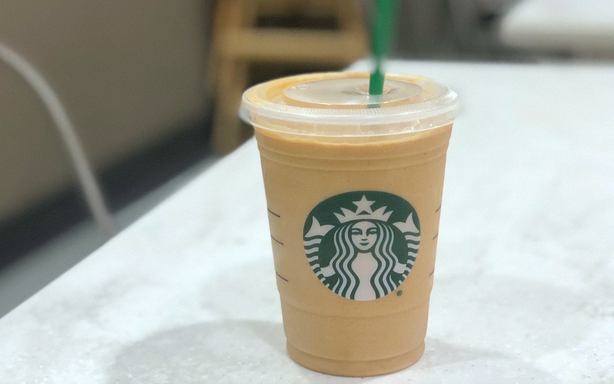 new blended protein cold brew starbucks – Blended drink on table