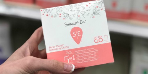 High Value $1.50/1 Summer’s Eve Coupon = Free Feminine Wipes at Target