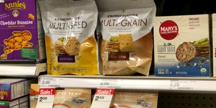 Crunchmaster Gluten Free Crackers Better Than FREE After Cash Back at Target ($3 Value)