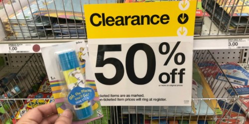 50% Off Target Dollar Spot Clearance Including School Supplies (Dr. Seuss, Disney & More)