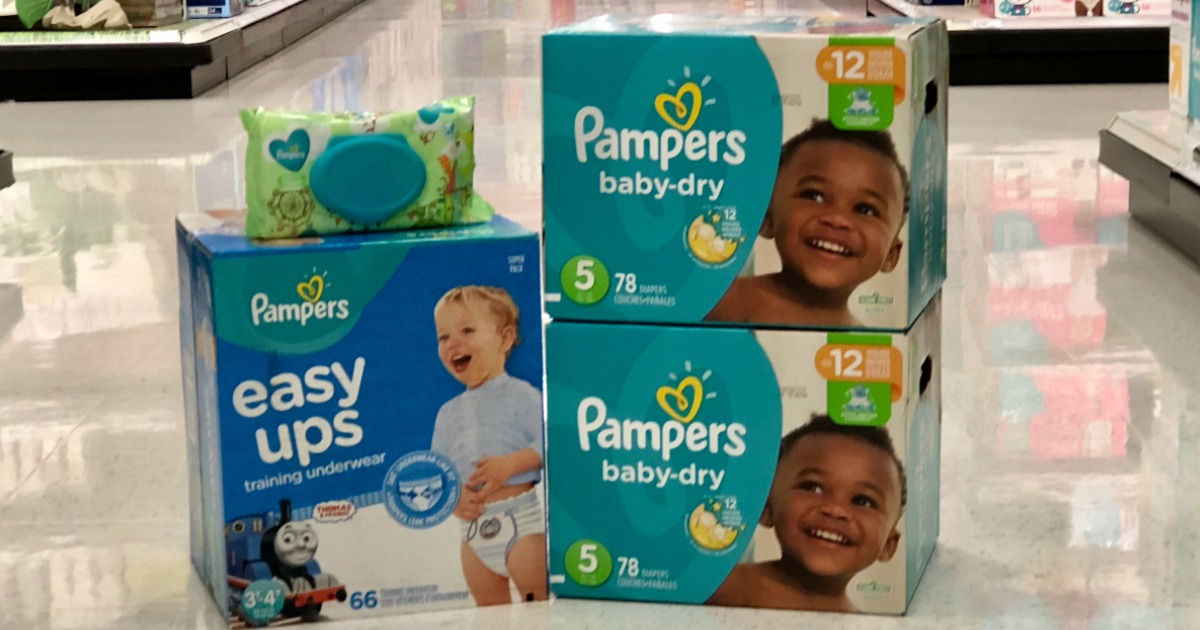 target pampers baby dry size 5