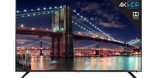 TCL 55″ 4K HDR TV w/ Roku Only $552.49 Shipped (Regularly $900)