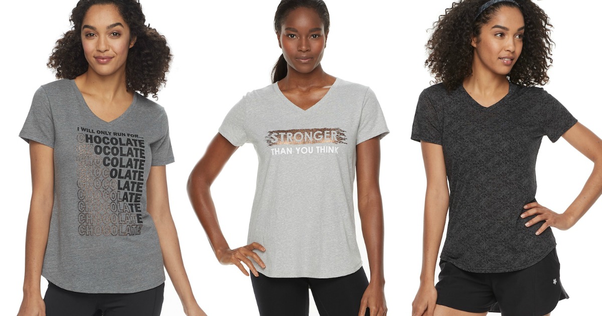 Kohl’s Cardholders: Women's Active Tops Only $3.64 Shipped
