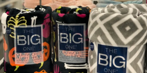 The Big One Plush Throws Only $10 Each at Kohl’s (Regularly $40)