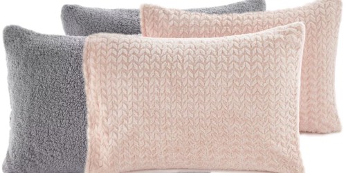Kohl’s Cardholders: The Big One Sherpa Pillow Covers 2-Pack Only $6.99 Shipped