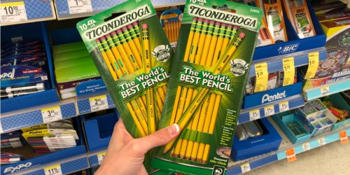 Walgreens: Ticonderoga Pencils 10 Count Only 99¢ + More Supply Deals Under $1