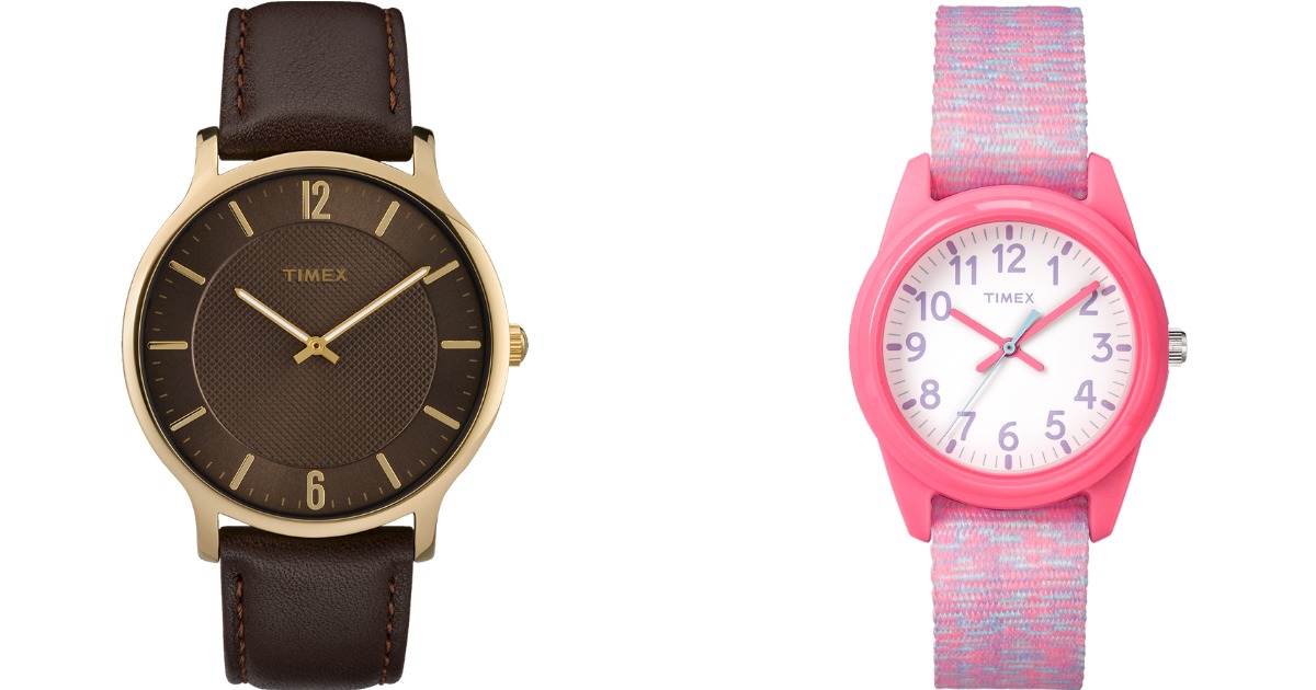 Up to 60 Off Timex Watches for the Whole Family FREE Shipping