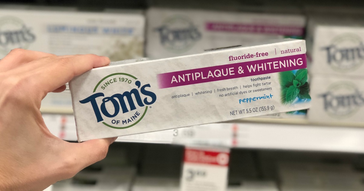 Tom's of Maine Toothpastes as Low as 57¢ Each After Cash Back at Target