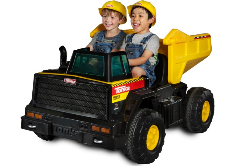 Tonka ride on shop mighty dump truck