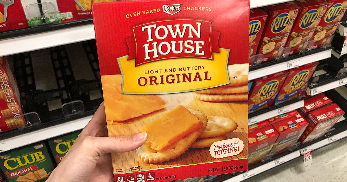 New 1/2 Keebler Town House Crackers Coupon