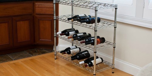 4-Tier Wine Rack Only $39.99 Shipped (Regularly $60) at Amazon.com
