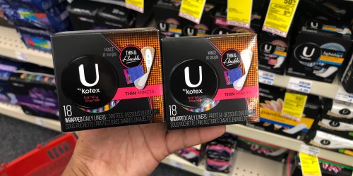 2 Better Than Free Kotex Liners 18-Count Boxes After CVS & Fetch Rewards