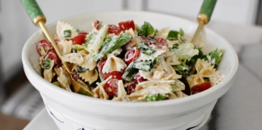 This Ranch BLT Pasta Salad Will be the Star of Your Summer BBQ!