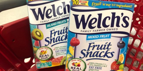 New $1/2 Welch’s Fruit Snacks or Rolls Coupon = Only $1.28 Per Box at Target