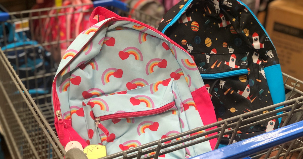 Kids Backpacks As Low As 2 77 At Walmart   Wonder Nation Childrens Backpacks 