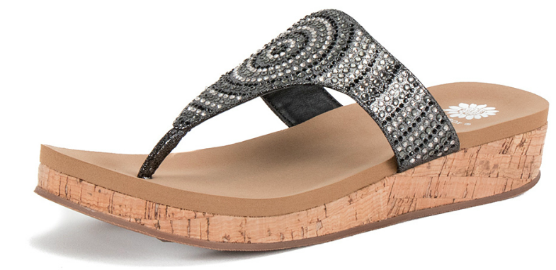 yellow box flip flops dillard's