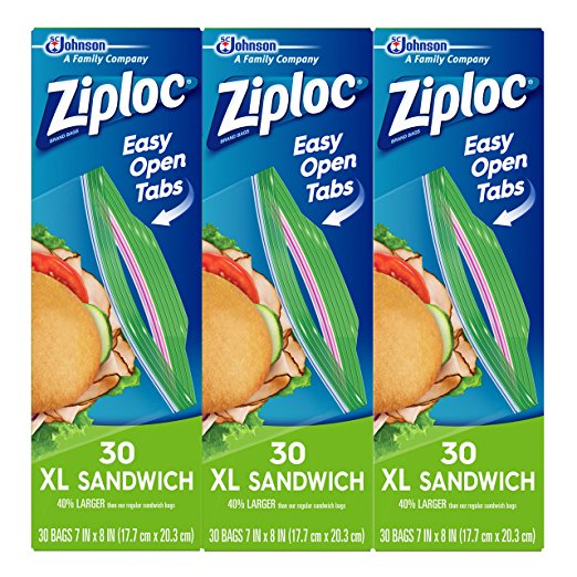 Ziploc Sandwich Bags XL