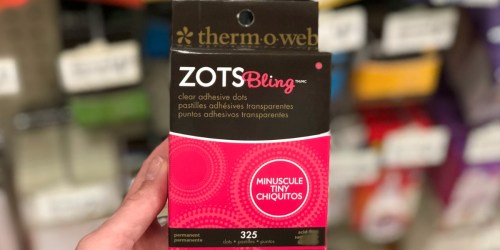 50% Off Therm-o-Web ZOTS Clear Adhesive Dots at Michaels (Great for Scrapbooking & More)