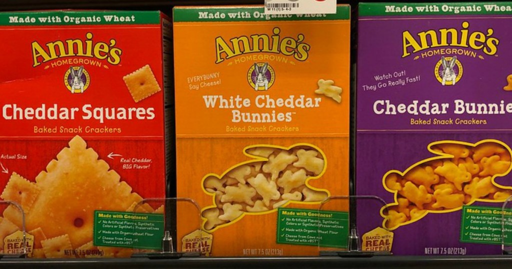 annies white chedder bunnie crackers