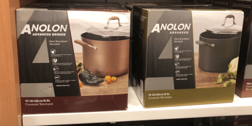 Macy’s: Anolon 10-Quart Stockpot w/ Lid Only $29.99 (Regularly $120) & More