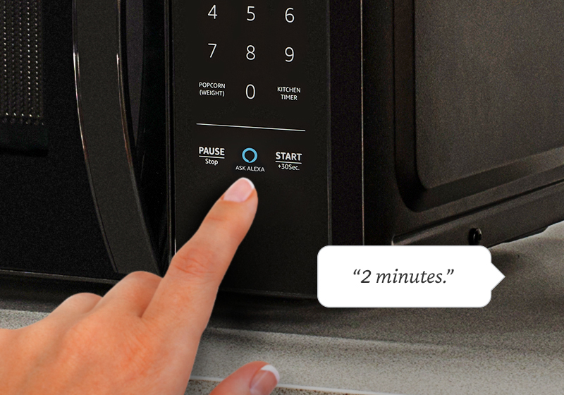 Amazon Alexa Echo Auto PreOrder - Ask Alexa AmazonBasics Microwave