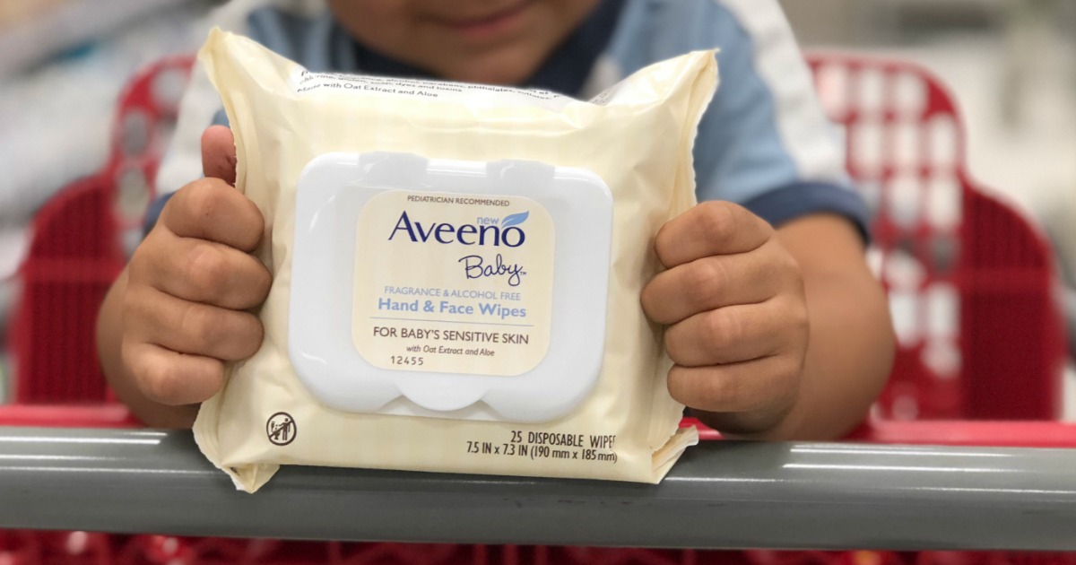 aveeno baby hand and face wipes