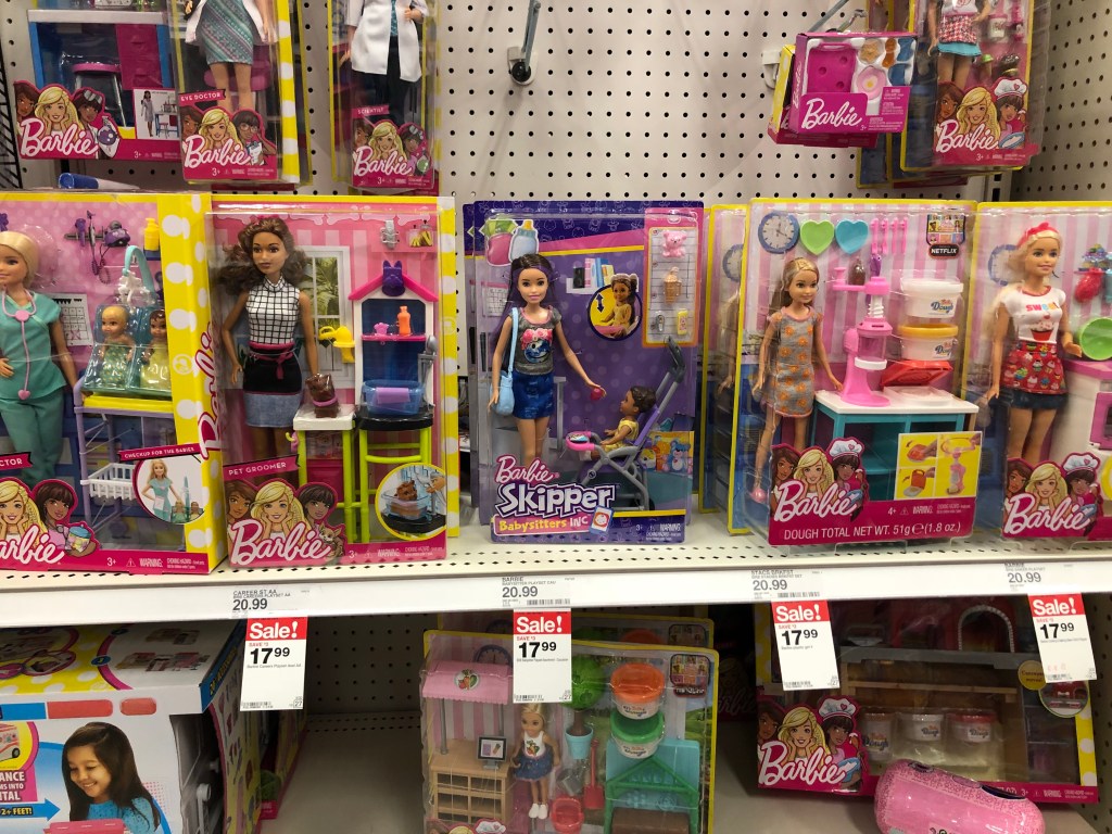 barbie babysitter doll set