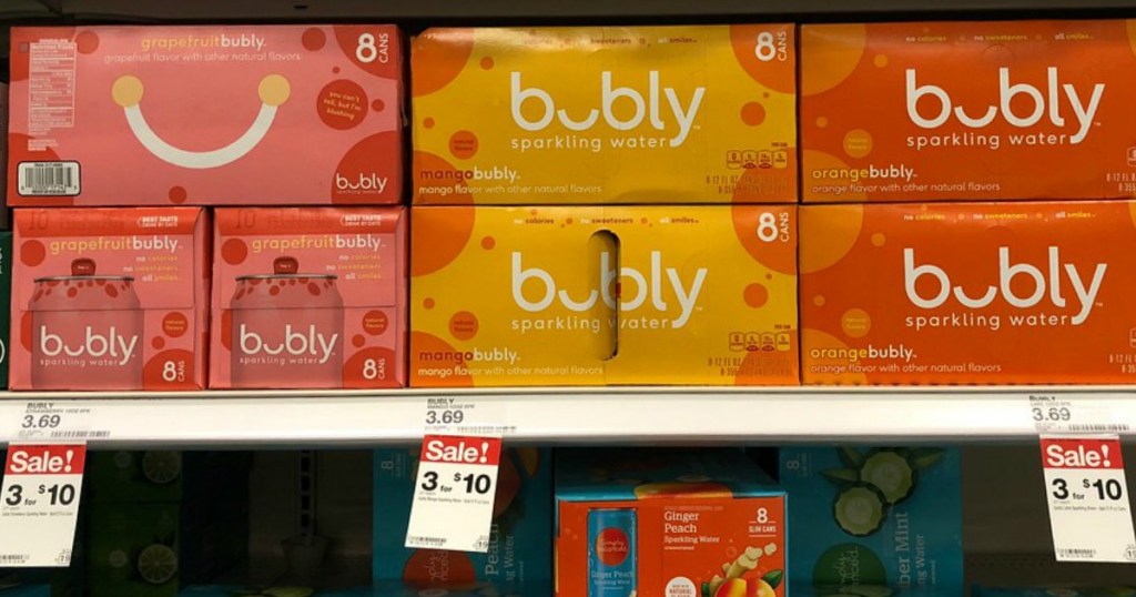 Bubly Sparkling Water 8Pack Only 2.50 After Target Gift Card (Just