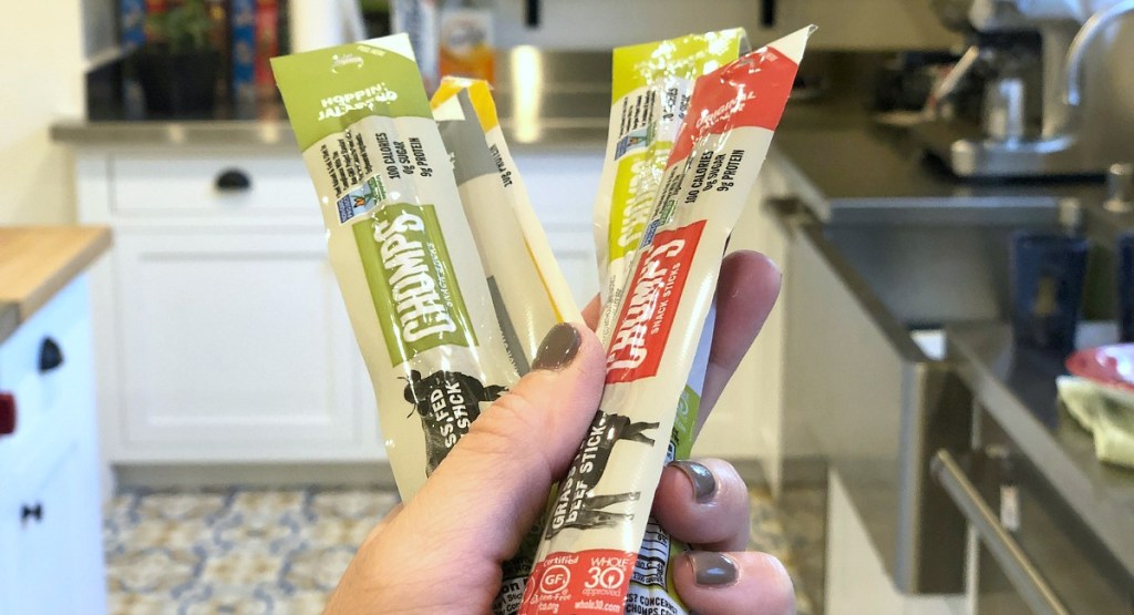 collin weekly round up — chomps beef sticks in original and jalapeno flavors